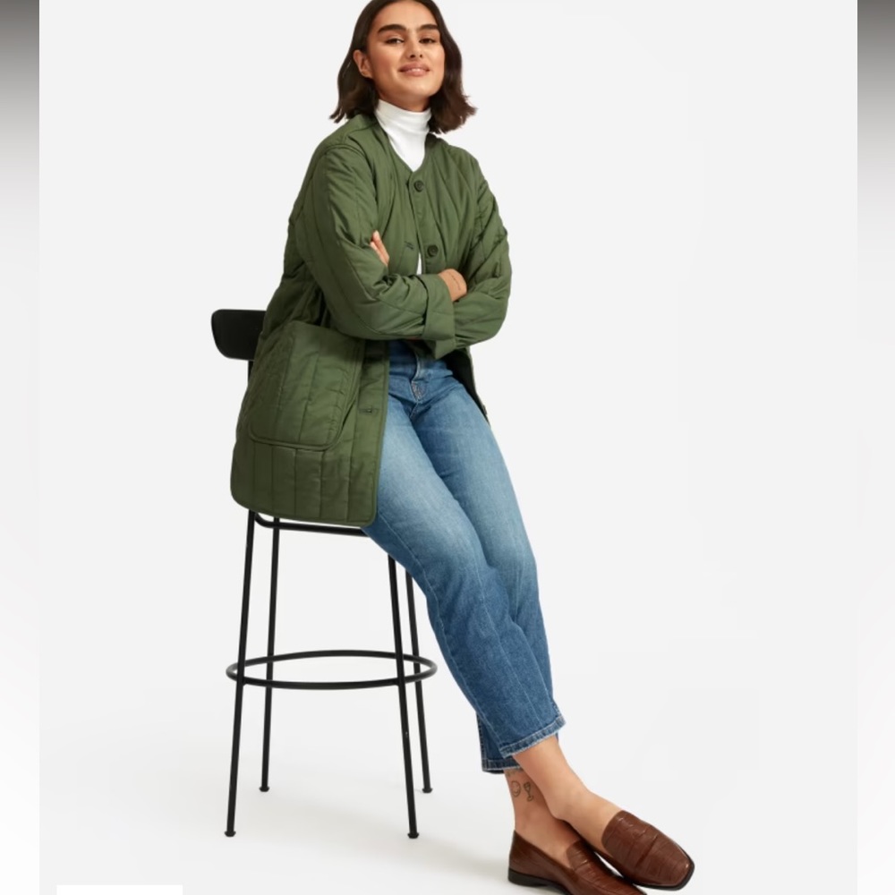 Everlane Cotton Quilted Jacket size S